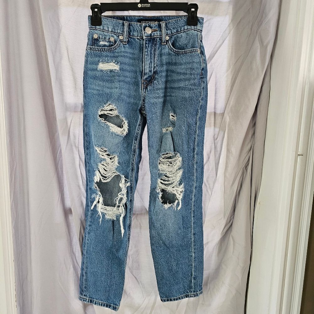 Aeropostale juniors size 000 mom jeans